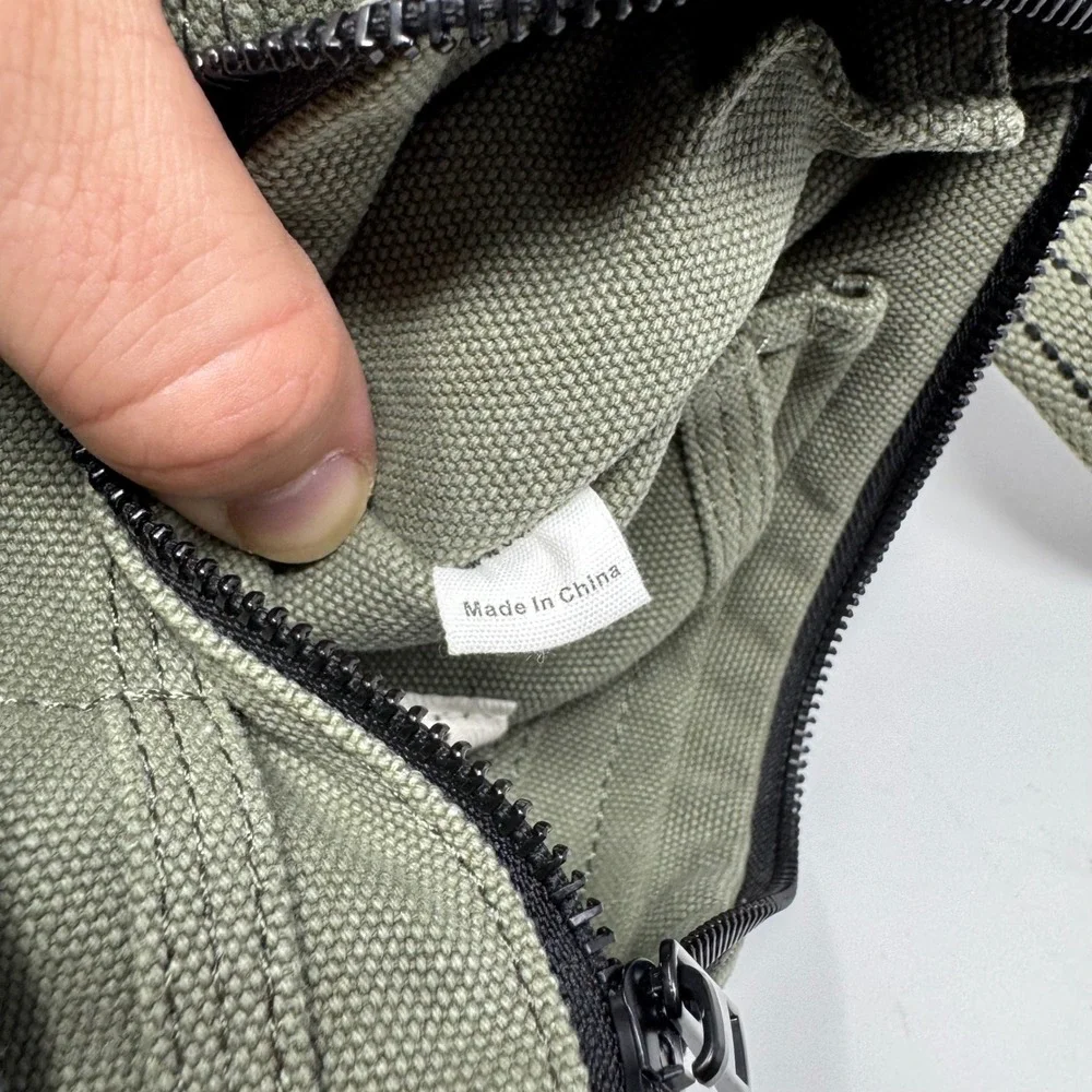 The Particulars Nice Pack Mini‎ Cross Body Canvas Bag Light Green